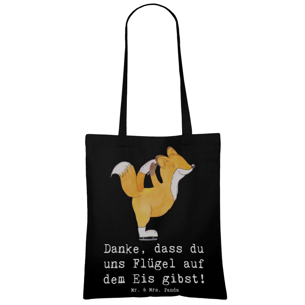 Tragetasche Eiskunstlauf Trainerin Danke Beuteltasche, Beutel, Einkaufstasche, Jutebeutel, Stoffbeutel, Tasche, Shopper, Umhängetasche, Strandtasche, Schultertasche, Stofftasche, Tragetasche, Badetasche, Jutetasche, Einkaufstüte, Laptoptasche, Geschenk, Sport, Sportart, Hobby, Schenken, Danke, Dankeschön, Auszeichnung, Gewinn, Sportler