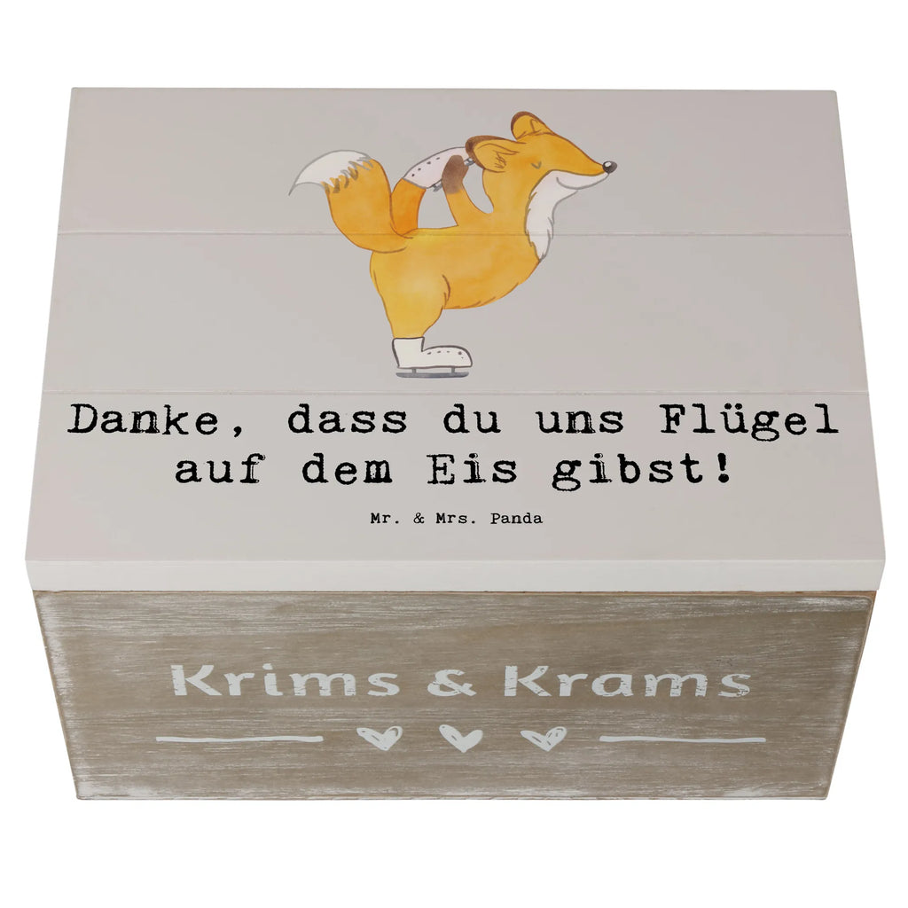 Holzkiste Eiskunstlauf Trainerin Danke Holzkiste, Kiste, Schatzkiste, Truhe, Schatulle, XXL, Erinnerungsbox, Erinnerungskiste, Dekokiste, Aufbewahrungsbox, Geschenkbox, Geschenkdose, Geschenk, Sport, Sportart, Hobby, Schenken, Danke, Dankeschön, Auszeichnung, Gewinn, Sportler