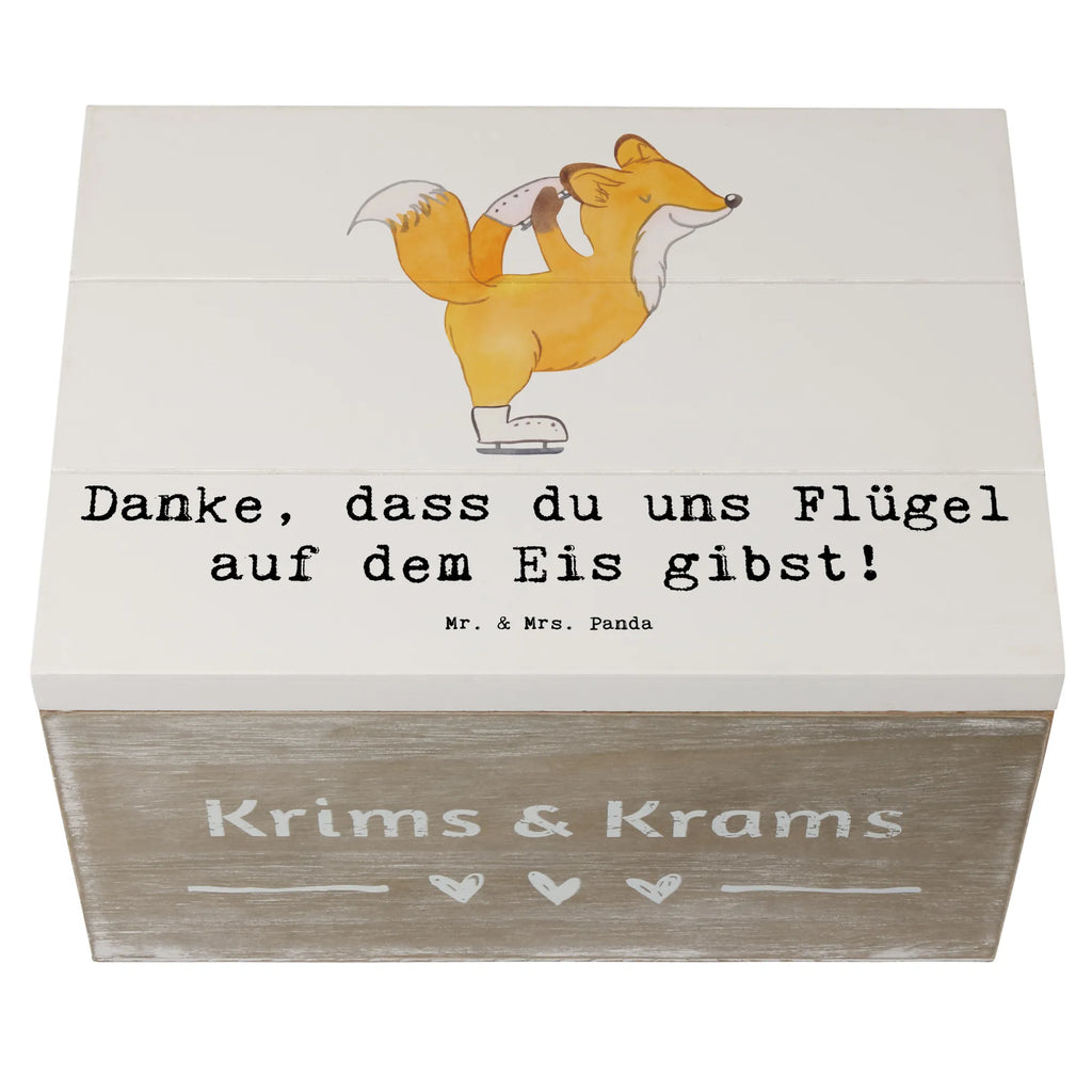 Holzkiste Eiskunstlauf Trainerin Danke Holzkiste, Kiste, Schatzkiste, Truhe, Schatulle, XXL, Erinnerungsbox, Erinnerungskiste, Dekokiste, Aufbewahrungsbox, Geschenkbox, Geschenkdose, Geschenk, Sport, Sportart, Hobby, Schenken, Danke, Dankeschön, Auszeichnung, Gewinn, Sportler