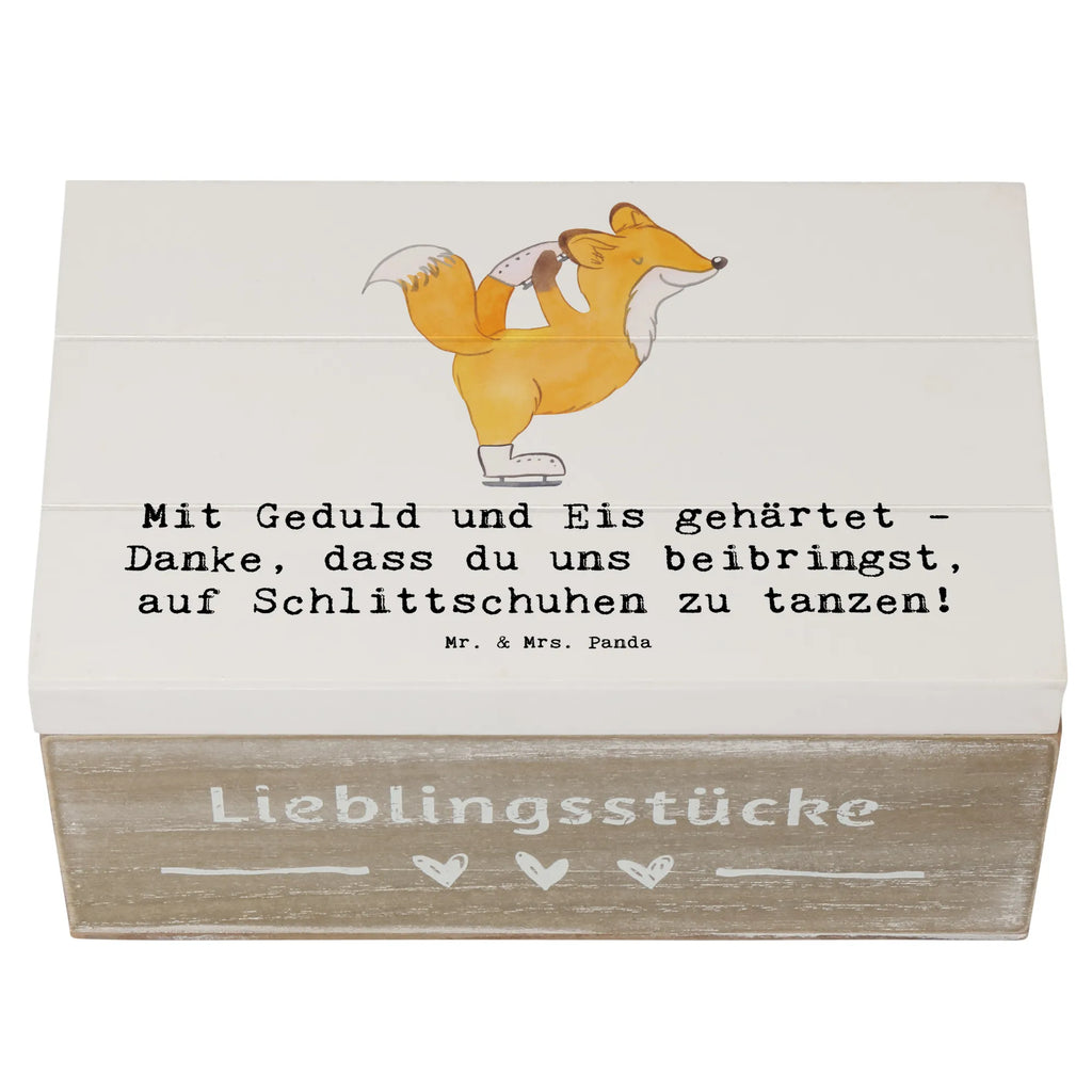 Holzkiste Eiskunstlauf Trainerin Holzkiste, Kiste, Schatzkiste, Truhe, Schatulle, XXL, Erinnerungsbox, Erinnerungskiste, Dekokiste, Aufbewahrungsbox, Geschenkbox, Geschenkdose, Geschenk, Sport, Sportart, Hobby, Schenken, Danke, Dankeschön, Auszeichnung, Gewinn, Sportler