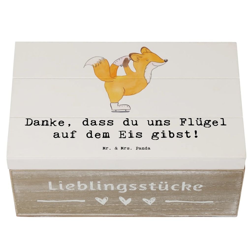 Holzkiste Eiskunstlauf Trainerin Danke Holzkiste, Kiste, Schatzkiste, Truhe, Schatulle, XXL, Erinnerungsbox, Erinnerungskiste, Dekokiste, Aufbewahrungsbox, Geschenkbox, Geschenkdose, Geschenk, Sport, Sportart, Hobby, Schenken, Danke, Dankeschön, Auszeichnung, Gewinn, Sportler