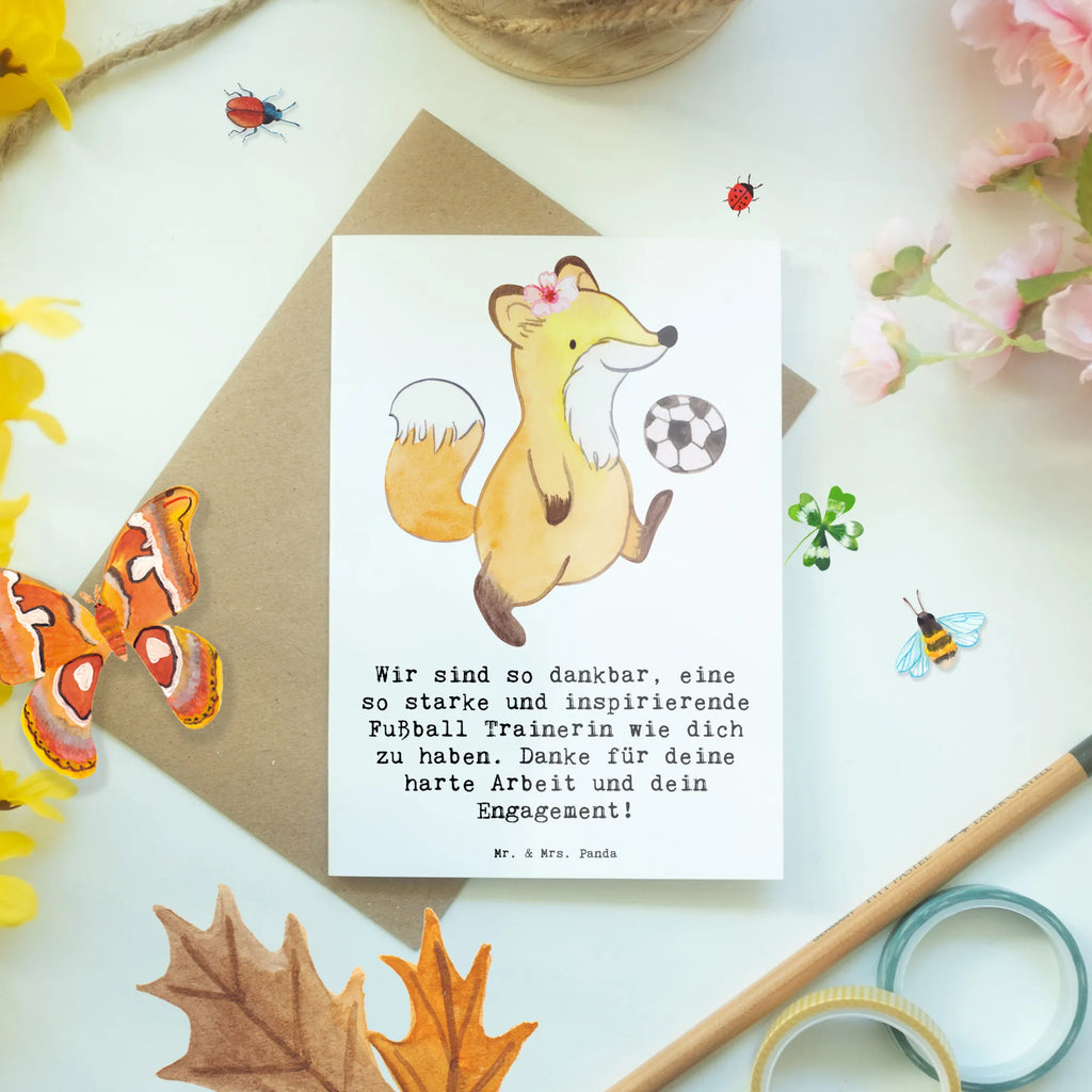 Grußkarte Fußball Trainerin Dankbarkeit Grußkarte, Klappkarte, Einladungskarte, Glückwunschkarte, Hochzeitskarte, Geburtstagskarte, Karte, Ansichtskarten, Geschenk, Sport, Sportart, Hobby, Schenken, Danke, Dankeschön, Auszeichnung, Gewinn, Sportler