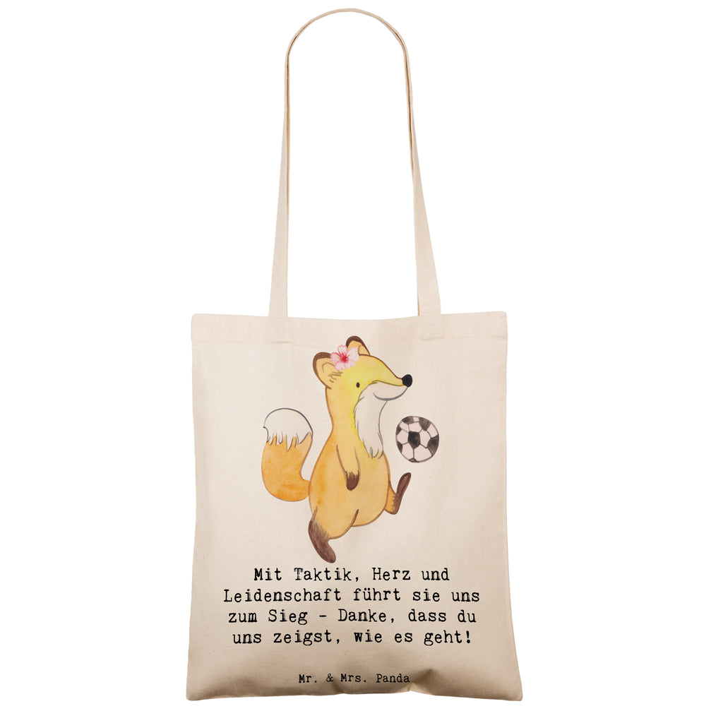 Tragetasche Fußball Trainerin Beuteltasche, Beutel, Einkaufstasche, Jutebeutel, Stoffbeutel, Tasche, Shopper, Umhängetasche, Strandtasche, Schultertasche, Stofftasche, Tragetasche, Badetasche, Jutetasche, Einkaufstüte, Laptoptasche, Geschenk, Sport, Sportart, Hobby, Schenken, Danke, Dankeschön, Auszeichnung, Gewinn, Sportler