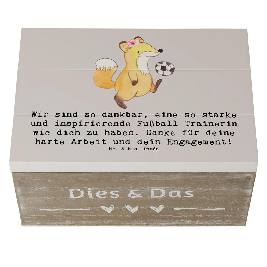 Holzkiste Fußball Trainerin Dankbarkeit Holzkiste, Kiste, Schatzkiste, Truhe, Schatulle, XXL, Erinnerungsbox, Erinnerungskiste, Dekokiste, Aufbewahrungsbox, Geschenkbox, Geschenkdose, Geschenk, Sport, Sportart, Hobby, Schenken, Danke, Dankeschön, Auszeichnung, Gewinn, Sportler