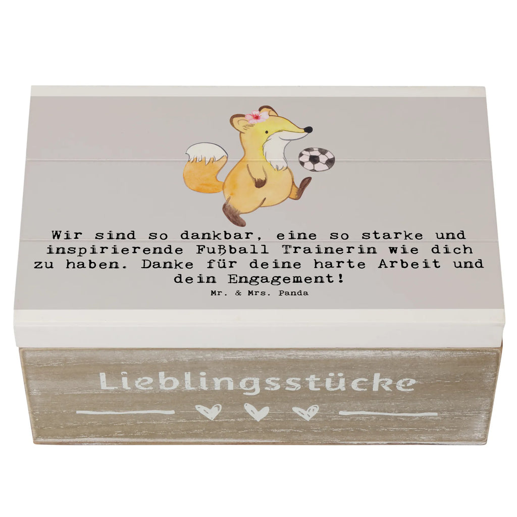 Holzkiste Fußball Trainerin Dankbarkeit Holzkiste, Kiste, Schatzkiste, Truhe, Schatulle, XXL, Erinnerungsbox, Erinnerungskiste, Dekokiste, Aufbewahrungsbox, Geschenkbox, Geschenkdose, Geschenk, Sport, Sportart, Hobby, Schenken, Danke, Dankeschön, Auszeichnung, Gewinn, Sportler