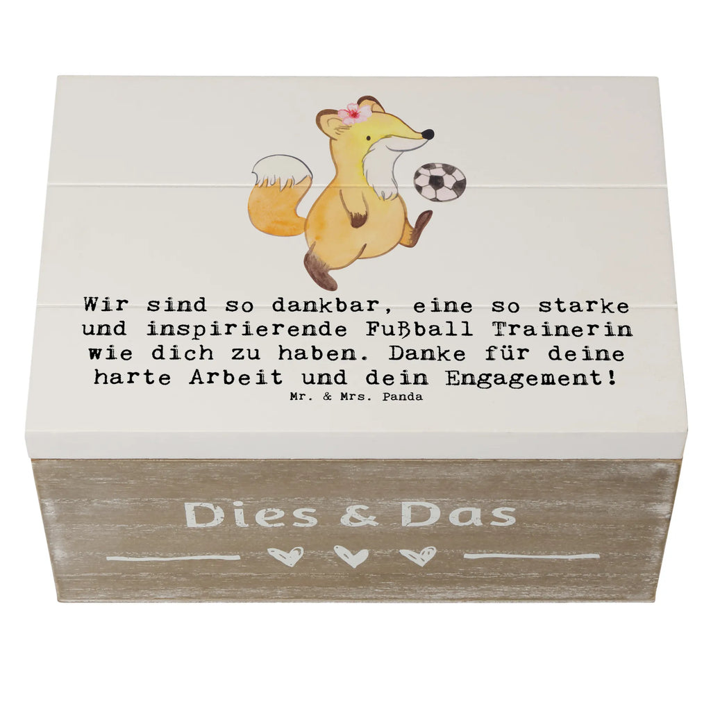 Holzkiste Fußball Trainerin Dankbarkeit Holzkiste, Kiste, Schatzkiste, Truhe, Schatulle, XXL, Erinnerungsbox, Erinnerungskiste, Dekokiste, Aufbewahrungsbox, Geschenkbox, Geschenkdose, Geschenk, Sport, Sportart, Hobby, Schenken, Danke, Dankeschön, Auszeichnung, Gewinn, Sportler