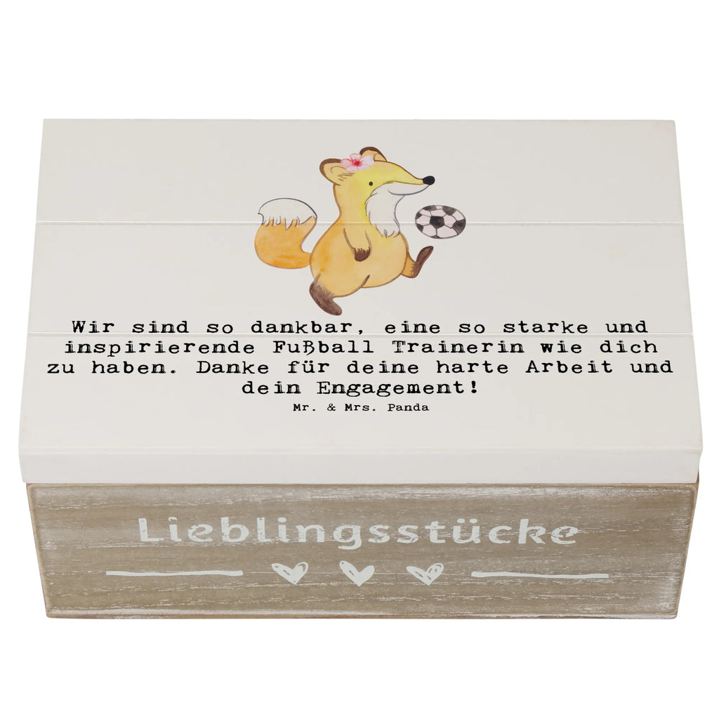 Holzkiste Fußball Trainerin Dankbarkeit Holzkiste, Kiste, Schatzkiste, Truhe, Schatulle, XXL, Erinnerungsbox, Erinnerungskiste, Dekokiste, Aufbewahrungsbox, Geschenkbox, Geschenkdose, Geschenk, Sport, Sportart, Hobby, Schenken, Danke, Dankeschön, Auszeichnung, Gewinn, Sportler