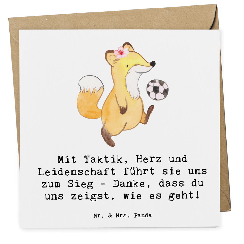 Deluxe Karte Fußball Trainerin Karte, Grußkarte, Klappkarte, Einladungskarte, Glückwunschkarte, Hochzeitskarte, Geburtstagskarte, Hochwertige Grußkarte, Hochwertige Klappkarte, Geschenk, Sport, Sportart, Hobby, Schenken, Danke, Dankeschön, Auszeichnung, Gewinn, Sportler