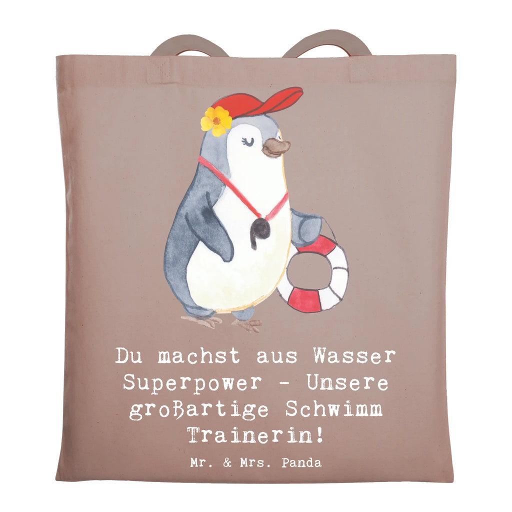 Tragetasche Superpower Schwimmen Trainerin Beuteltasche, Beutel, Einkaufstasche, Jutebeutel, Stoffbeutel, Tasche, Shopper, Umhängetasche, Strandtasche, Schultertasche, Stofftasche, Tragetasche, Badetasche, Jutetasche, Einkaufstüte, Laptoptasche, Geschenk, Sport, Sportart, Hobby, Schenken, Danke, Dankeschön, Auszeichnung, Gewinn, Sportler