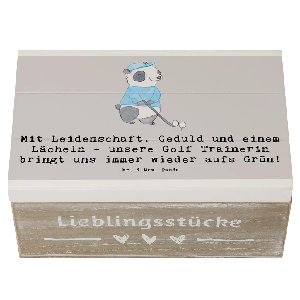 Holzkiste Golf Trainerin Leidenschaft Holzkiste, Kiste, Schatzkiste, Truhe, Schatulle, XXL, Erinnerungsbox, Erinnerungskiste, Dekokiste, Aufbewahrungsbox, Geschenkbox, Geschenkdose, Geschenk, Sport, Sportart, Hobby, Schenken, Danke, Dankeschön, Auszeichnung, Gewinn, Sportler