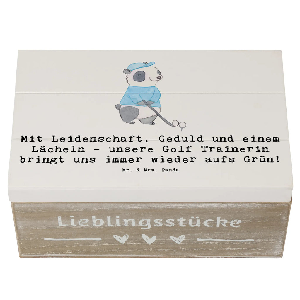 Holzkiste Golf Trainerin Leidenschaft Holzkiste, Kiste, Schatzkiste, Truhe, Schatulle, XXL, Erinnerungsbox, Erinnerungskiste, Dekokiste, Aufbewahrungsbox, Geschenkbox, Geschenkdose, Geschenk, Sport, Sportart, Hobby, Schenken, Danke, Dankeschön, Auszeichnung, Gewinn, Sportler