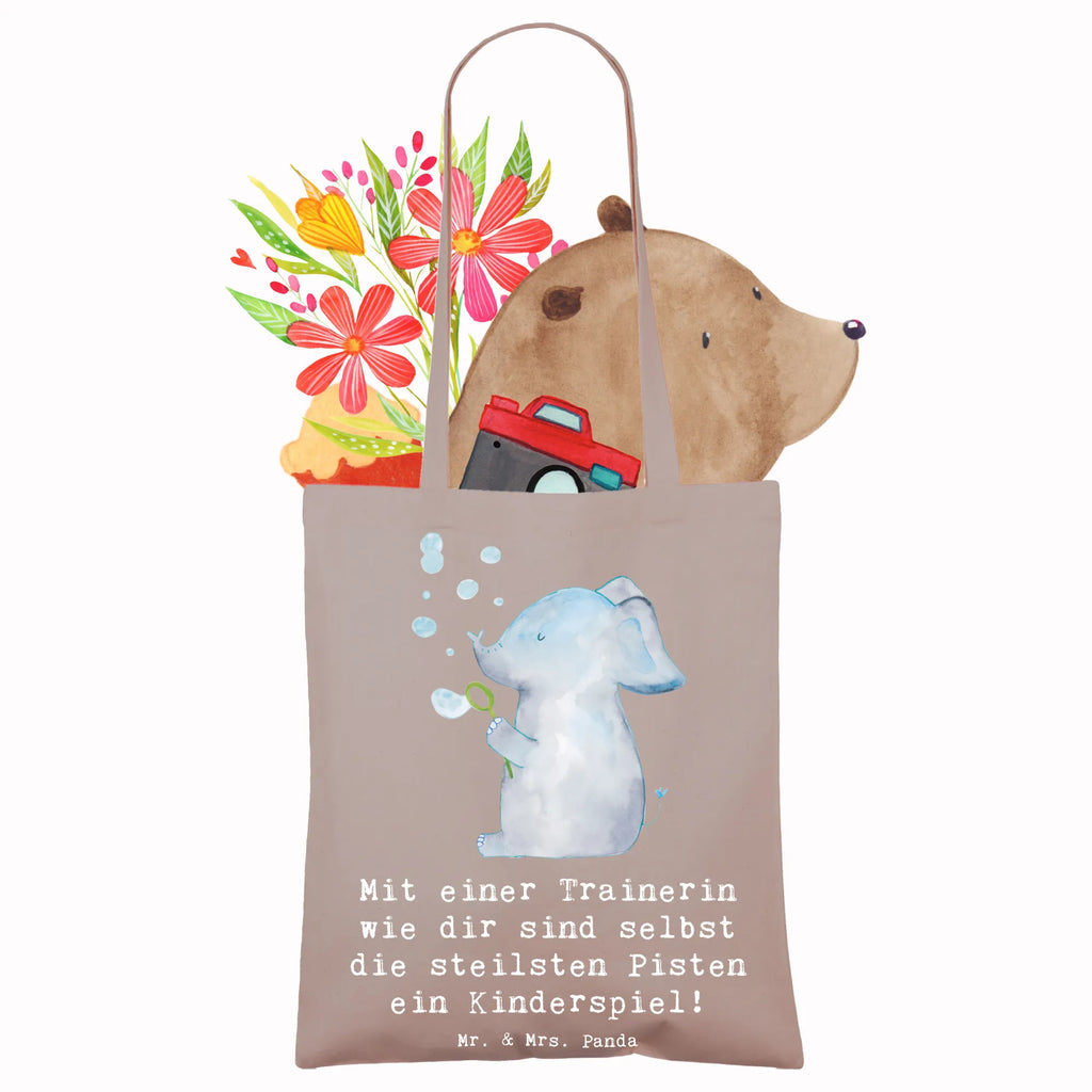 Tragetasche Skifahren Trainerin Beuteltasche, Beutel, Einkaufstasche, Jutebeutel, Stoffbeutel, Tasche, Shopper, Umhängetasche, Strandtasche, Schultertasche, Stofftasche, Tragetasche, Badetasche, Jutetasche, Einkaufstüte, Laptoptasche, Geschenk, Sport, Sportart, Hobby, Schenken, Danke, Dankeschön, Auszeichnung, Gewinn, Sportler