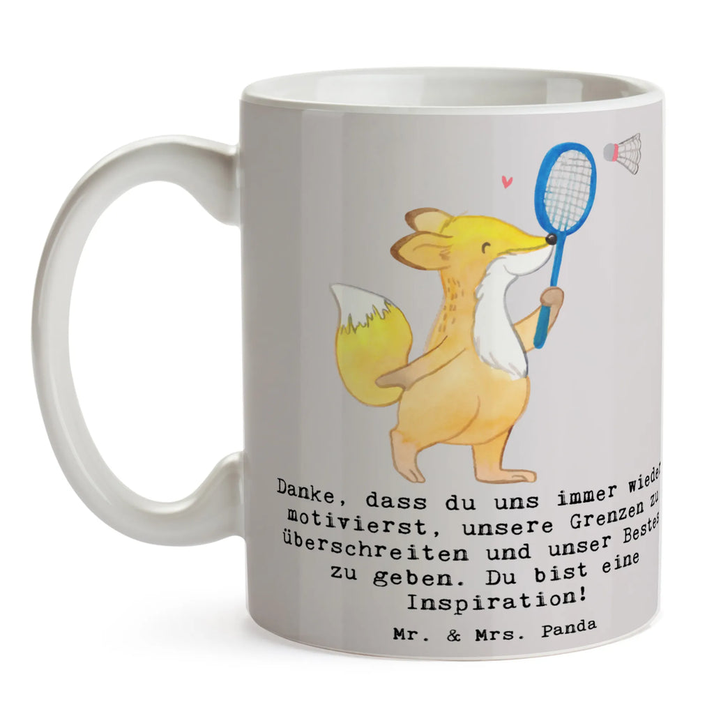 Tasse Badminton Trainerin Inspiration Tasse, Kaffeetasse, Teetasse, Becher, Kaffeebecher, Teebecher, Keramiktasse, Porzellantasse, Büro Tasse, Geschenk Tasse, Tasse Sprüche, Tasse Motive, Kaffeetassen, Tasse bedrucken, Designer Tasse, Cappuccino Tassen, Schöne Teetassen, Geschenk, Sport, Sportart, Hobby, Schenken, Danke, Dankeschön, Auszeichnung, Gewinn, Sportler