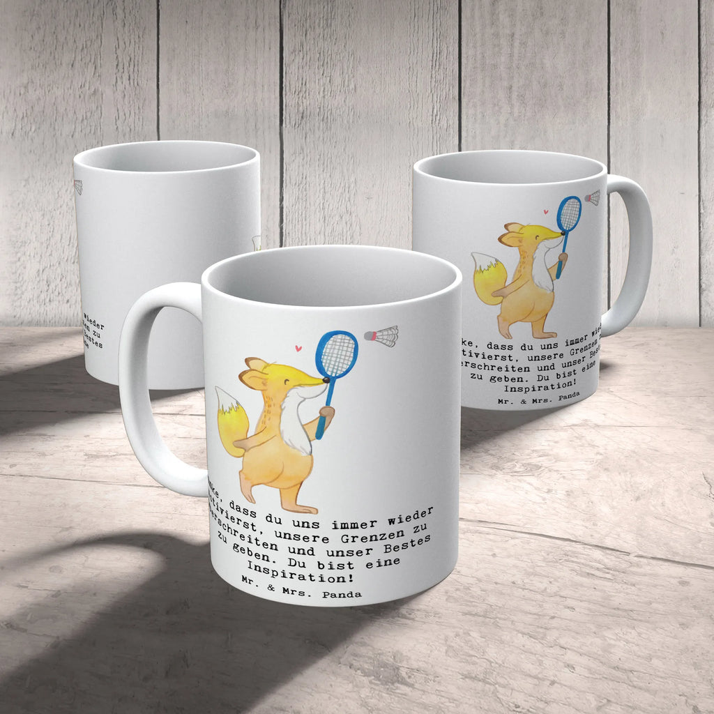 Tasse Badminton Trainerin Inspiration Tasse, Kaffeetasse, Teetasse, Becher, Kaffeebecher, Teebecher, Keramiktasse, Porzellantasse, Büro Tasse, Geschenk Tasse, Tasse Sprüche, Tasse Motive, Kaffeetassen, Tasse bedrucken, Designer Tasse, Cappuccino Tassen, Schöne Teetassen, Geschenk, Sport, Sportart, Hobby, Schenken, Danke, Dankeschön, Auszeichnung, Gewinn, Sportler