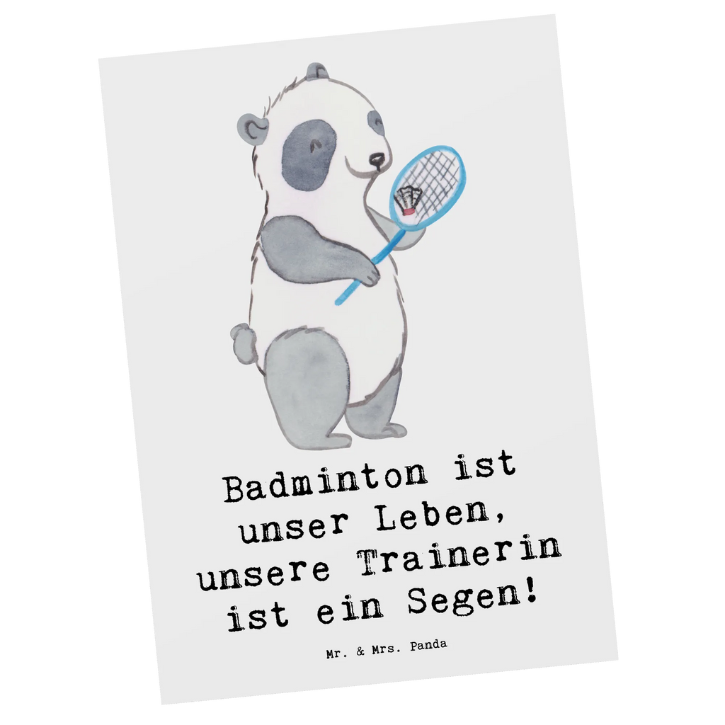 Postkarte Badminton Trainerin Postkarte, Karte, Geschenkkarte, Grußkarte, Einladung, Ansichtskarte, Geburtstagskarte, Einladungskarte, Dankeskarte, Ansichtskarten, Einladung Geburtstag, Einladungskarten Geburtstag, Geschenk, Sport, Sportart, Hobby, Schenken, Danke, Dankeschön, Auszeichnung, Gewinn, Sportler