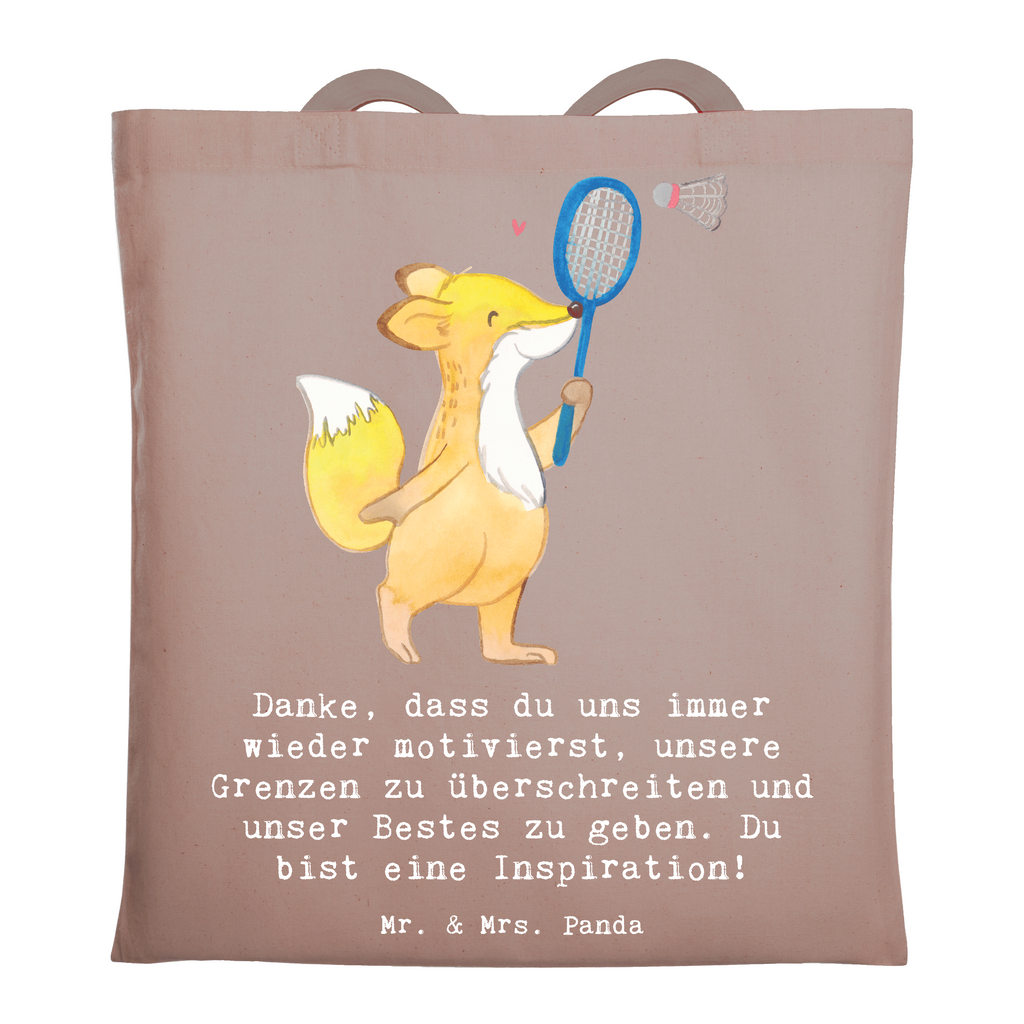 Tragetasche Badminton Trainerin Inspiration Beuteltasche, Beutel, Einkaufstasche, Jutebeutel, Stoffbeutel, Tasche, Shopper, Umhängetasche, Strandtasche, Schultertasche, Stofftasche, Tragetasche, Badetasche, Jutetasche, Einkaufstüte, Laptoptasche, Geschenk, Sport, Sportart, Hobby, Schenken, Danke, Dankeschön, Auszeichnung, Gewinn, Sportler