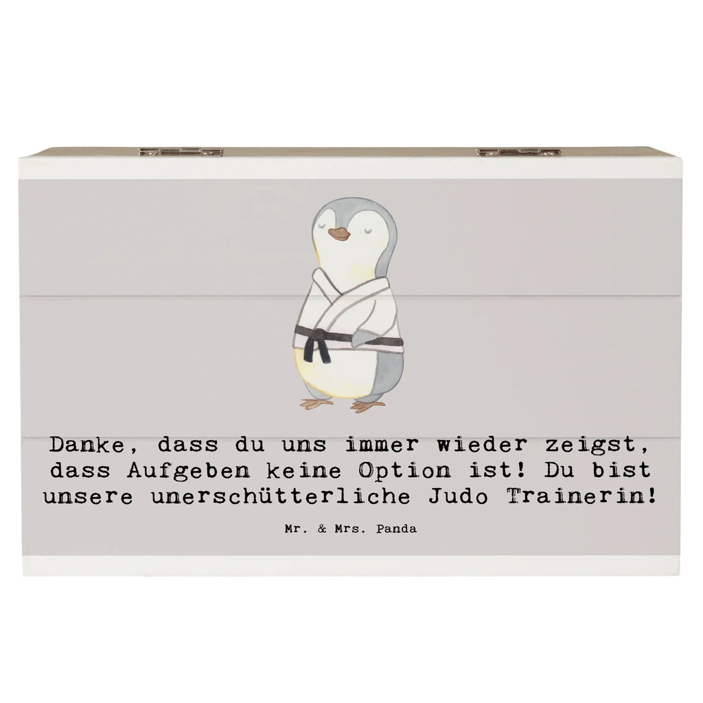 Holzkiste Unerschütterliche Judo Trainerin Holzkiste, Kiste, Schatzkiste, Truhe, Schatulle, XXL, Erinnerungsbox, Erinnerungskiste, Dekokiste, Aufbewahrungsbox, Geschenkbox, Geschenkdose, Geschenk, Sport, Sportart, Hobby, Schenken, Danke, Dankeschön, Auszeichnung, Gewinn, Sportler