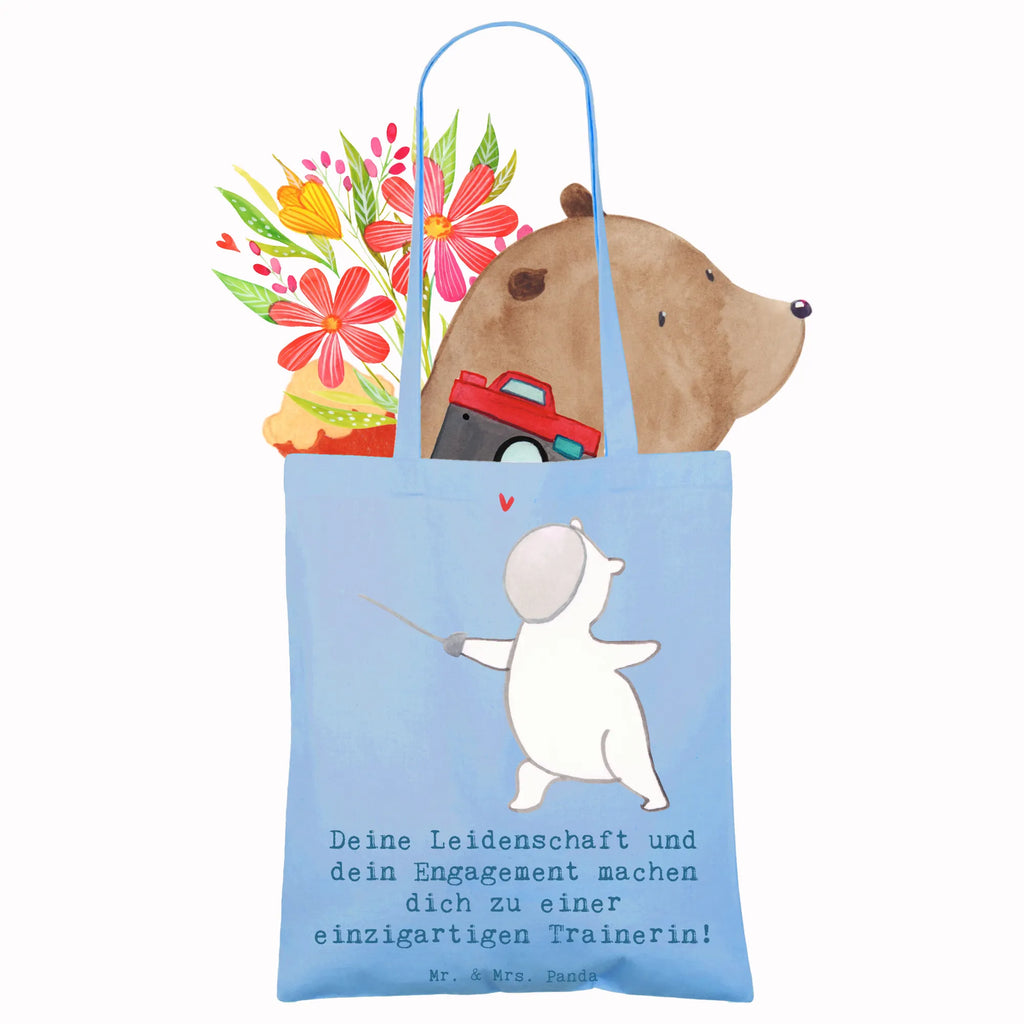 Tragetasche Fechten Trainerin Einzigartig Beuteltasche, Beutel, Einkaufstasche, Jutebeutel, Stoffbeutel, Tasche, Shopper, Umhängetasche, Strandtasche, Schultertasche, Stofftasche, Tragetasche, Badetasche, Jutetasche, Einkaufstüte, Laptoptasche, Geschenk, Sport, Sportart, Hobby, Schenken, Danke, Dankeschön, Auszeichnung, Gewinn, Sportler