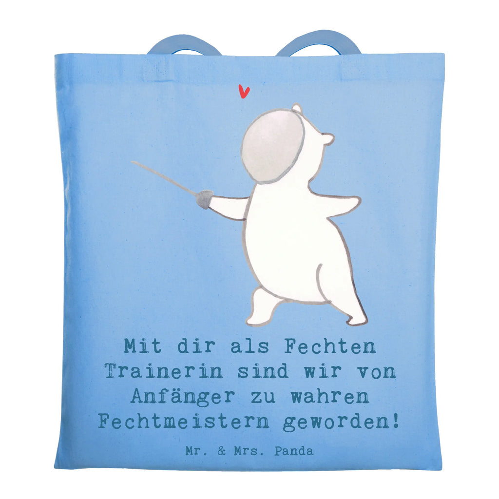 Tragetasche Fechten Trainerin Meister Beuteltasche, Beutel, Einkaufstasche, Jutebeutel, Stoffbeutel, Tasche, Shopper, Umhängetasche, Strandtasche, Schultertasche, Stofftasche, Tragetasche, Badetasche, Jutetasche, Einkaufstüte, Laptoptasche, Geschenk, Sport, Sportart, Hobby, Schenken, Danke, Dankeschön, Auszeichnung, Gewinn, Sportler