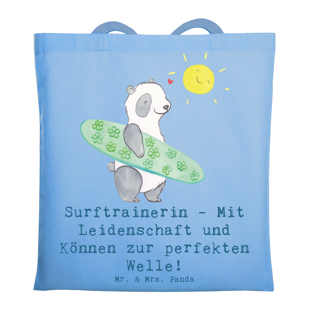 Tragetasche Surfen Trainerin Beuteltasche, Beutel, Einkaufstasche, Jutebeutel, Stoffbeutel, Tasche, Shopper, Umhängetasche, Strandtasche, Schultertasche, Stofftasche, Tragetasche, Badetasche, Jutetasche, Einkaufstüte, Laptoptasche, Geschenk, Sport, Sportart, Hobby, Schenken, Danke, Dankeschön, Auszeichnung, Gewinn, Sportler