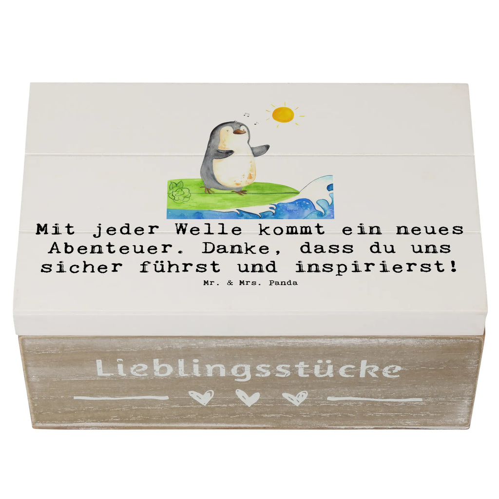 Holzkiste Surfen Trainerin Abenteuer Holzkiste, Kiste, Schatzkiste, Truhe, Schatulle, XXL, Erinnerungsbox, Erinnerungskiste, Dekokiste, Aufbewahrungsbox, Geschenkbox, Geschenkdose, Geschenk, Sport, Sportart, Hobby, Schenken, Danke, Dankeschön, Auszeichnung, Gewinn, Sportler