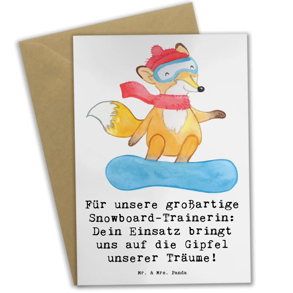 Grußkarte Snowboarden Trainerin Grußkarte, Klappkarte, Einladungskarte, Glückwunschkarte, Hochzeitskarte, Geburtstagskarte, Karte, Ansichtskarten, Geschenk, Sport, Sportart, Hobby, Schenken, Danke, Dankeschön, Auszeichnung, Gewinn, Sportler