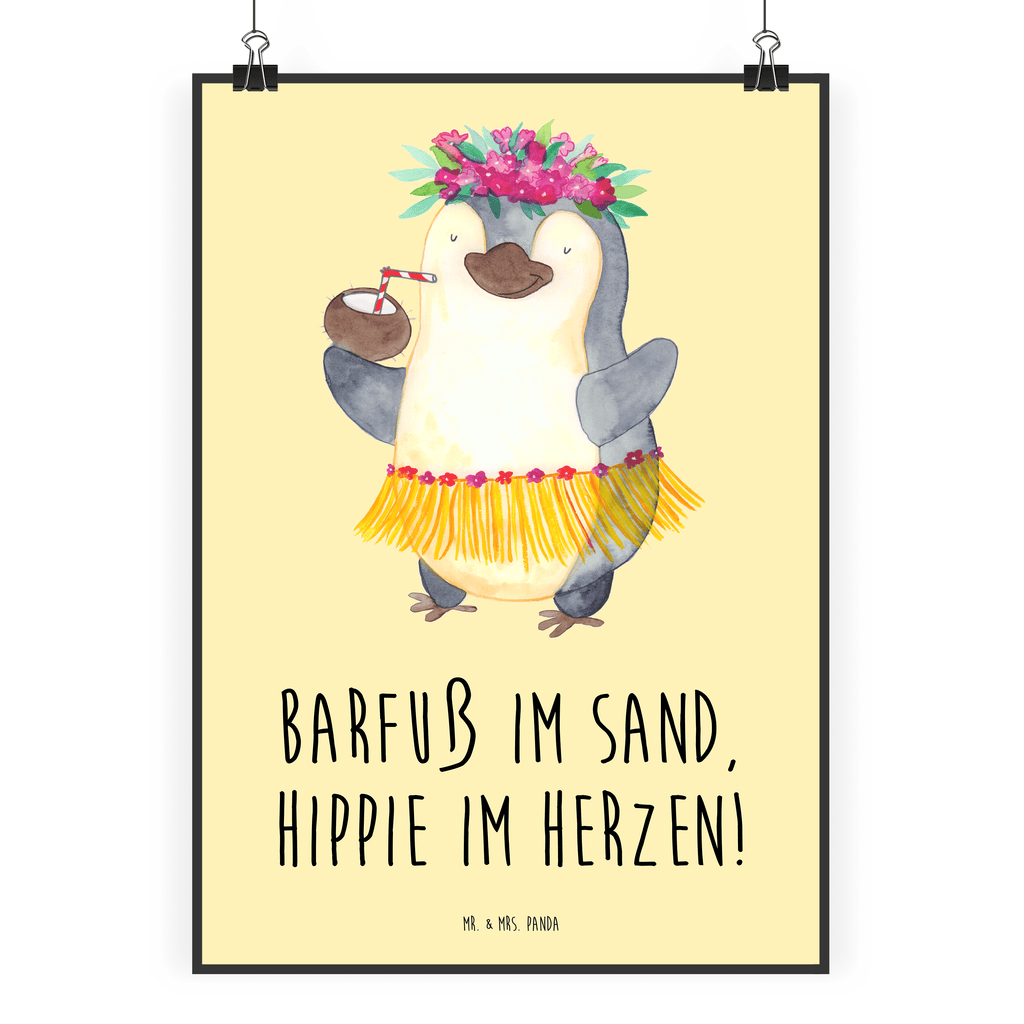 Poster Sommer Hippie Poster, Wandposter, Bild, Wanddeko, Küchenposter, Kinderposter, Wanddeko Bild, Raumdekoration, Wanddekoration, Handgemaltes Poster, Mr. & Mrs. Panda Poster, Designposter, Kunstdruck, Posterdruck, Sommer, Sommermotive, Urlaubsmotive, Produkte für Urlauber, Sommer Produkte