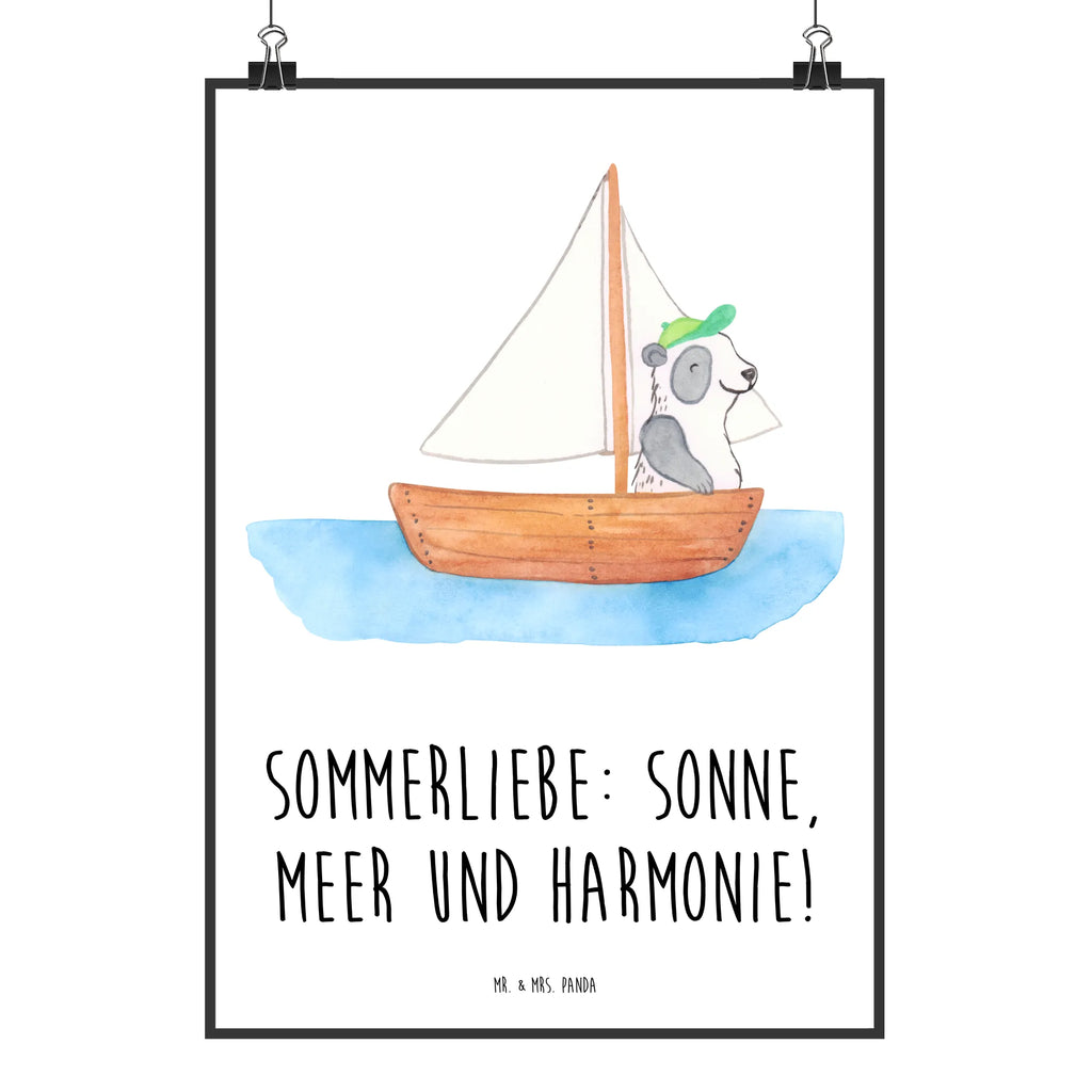 Poster Sommerliebe Poster, Wandposter, Bild, Wanddeko, Küchenposter, Kinderposter, Wanddeko Bild, Raumdekoration, Wanddekoration, Handgemaltes Poster, Mr. & Mrs. Panda Poster, Designposter, Kunstdruck, Posterdruck, Sommer, Sommermotive, Urlaubsmotive, Produkte für Urlauber, Sommer Produkte