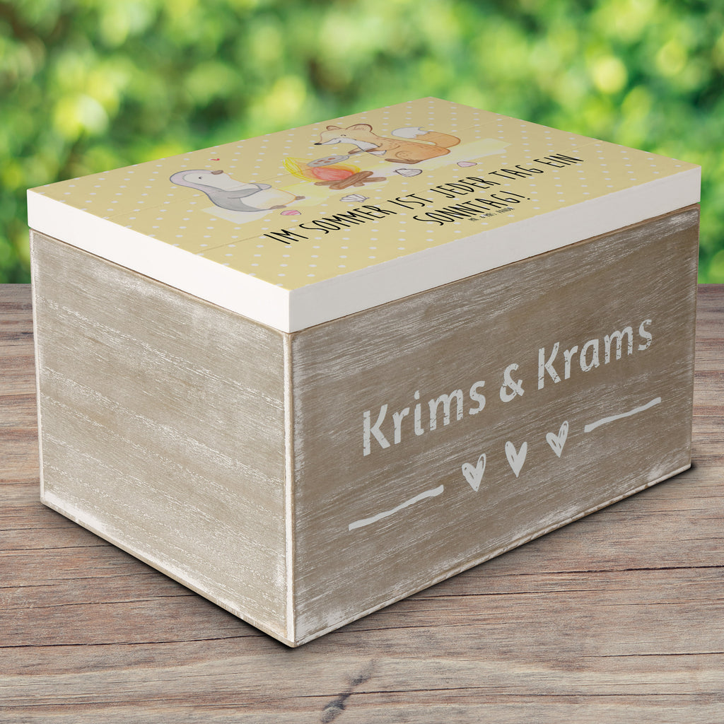 Holzkiste Sommer Sonntag Holzkiste, Kiste, Schatzkiste, Truhe, Schatulle, XXL, Erinnerungsbox, Erinnerungskiste, Dekokiste, Aufbewahrungsbox, Geschenkbox, Geschenkdose, Sommer, Sommermotive, Urlaubsmotive, Produkte für Urlauber, Sommer Produkte