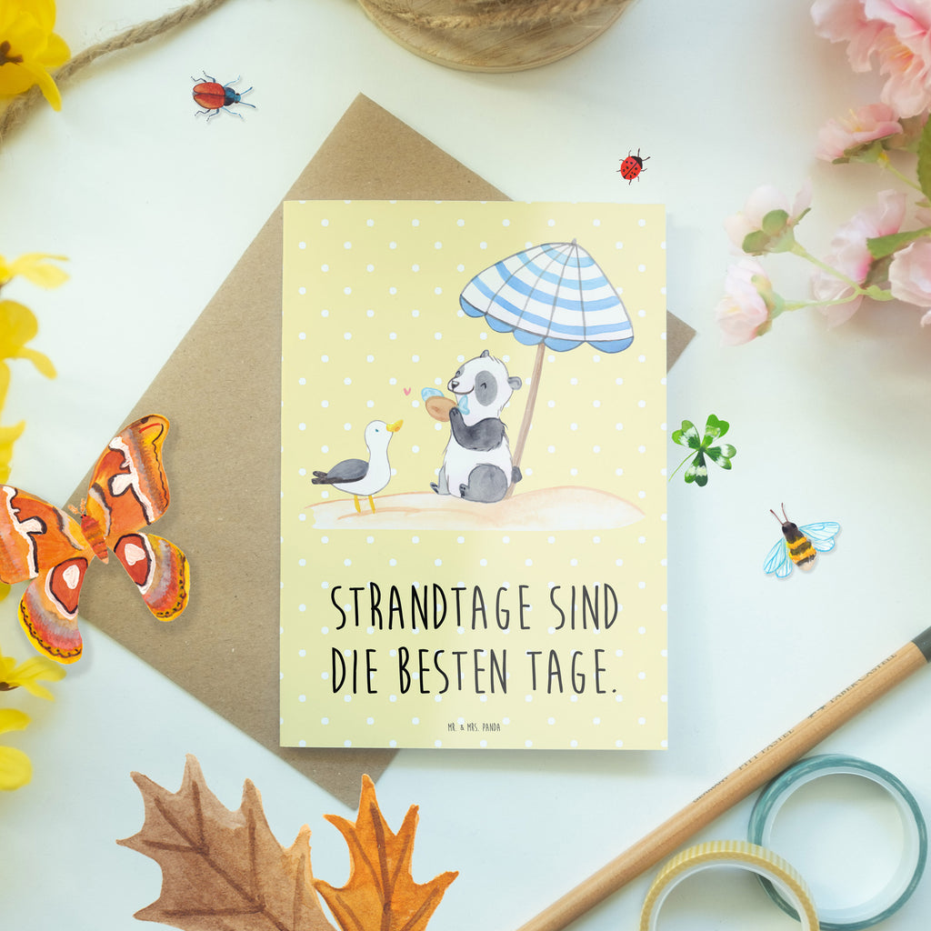 Grußkarte Sommer Strandtage Grußkarte, Klappkarte, Einladungskarte, Glückwunschkarte, Hochzeitskarte, Geburtstagskarte, Karte, Ansichtskarten, Sommer, Sommermotive, Urlaubsmotive, Produkte für Urlauber, Sommer Produkte