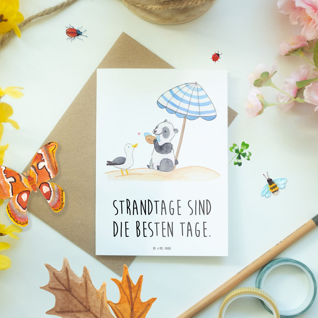 Grußkarte Sommer Strandtage Grußkarte, Klappkarte, Einladungskarte, Glückwunschkarte, Hochzeitskarte, Geburtstagskarte, Karte, Ansichtskarten, Sommer, Sommermotive, Urlaubsmotive, Produkte für Urlauber, Sommer Produkte