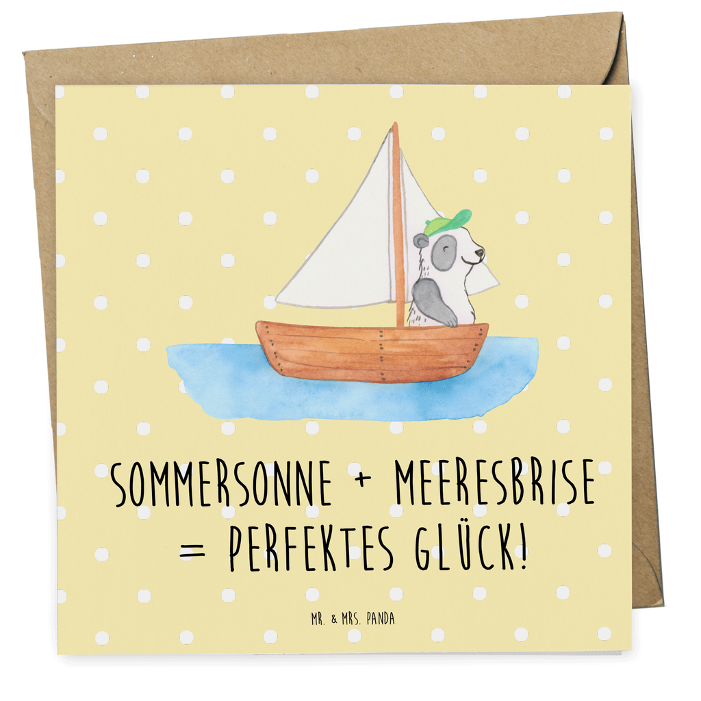 Deluxe Karte Sommer Meer Glück Karte, Grußkarte, Klappkarte, Einladungskarte, Glückwunschkarte, Hochzeitskarte, Geburtstagskarte, Hochwertige Grußkarte, Hochwertige Klappkarte, Sommer, Sommermotive, Urlaubsmotive, Produkte für Urlauber, Sommer Produkte