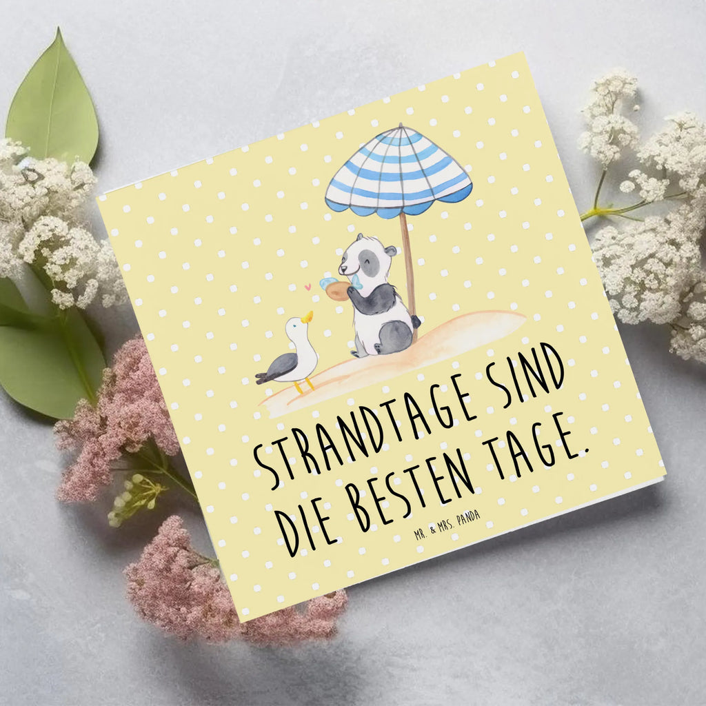 Deluxe Karte Sommer Strandtage Karte, Grußkarte, Klappkarte, Einladungskarte, Glückwunschkarte, Hochzeitskarte, Geburtstagskarte, Hochwertige Grußkarte, Hochwertige Klappkarte, Sommer, Sommermotive, Urlaubsmotive, Produkte für Urlauber, Sommer Produkte