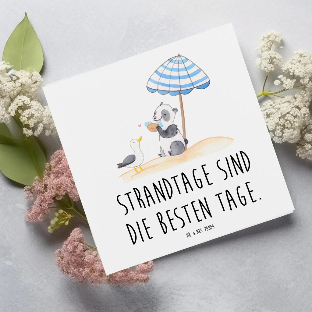 Deluxe Karte Sommer Strandtage Karte, Grußkarte, Klappkarte, Einladungskarte, Glückwunschkarte, Hochzeitskarte, Geburtstagskarte, Hochwertige Grußkarte, Hochwertige Klappkarte, Sommer, Sommermotive, Urlaubsmotive, Produkte für Urlauber, Sommer Produkte