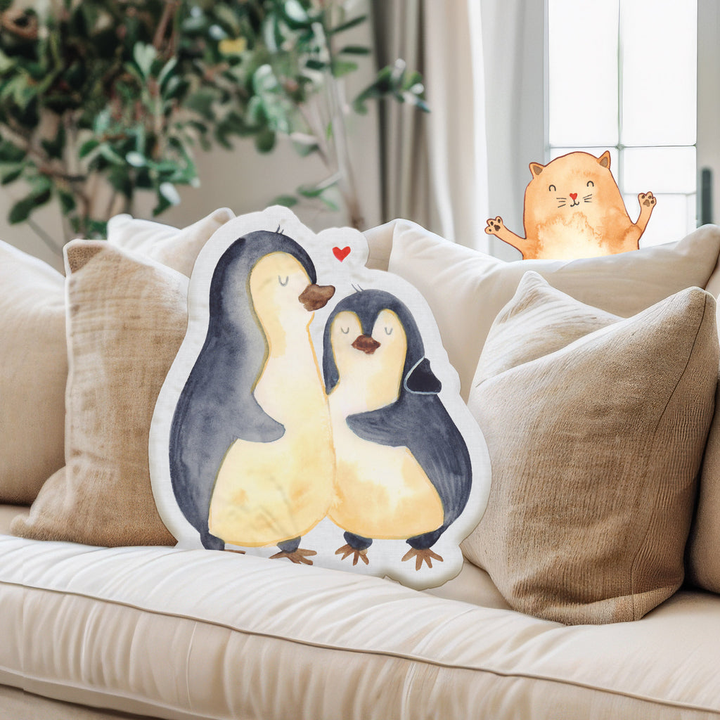 Kissen Kuscheltier Pinguin umarmen Tierkissen, Kuscheltier, Plüschtier, Pinguin, Liebe, Liebespaar, Liebesbeweis, Liebesgeschenk, Verlobung, Jahrestag, Hochzeitstag, Hochzeit, Hochzeitsgeschenk