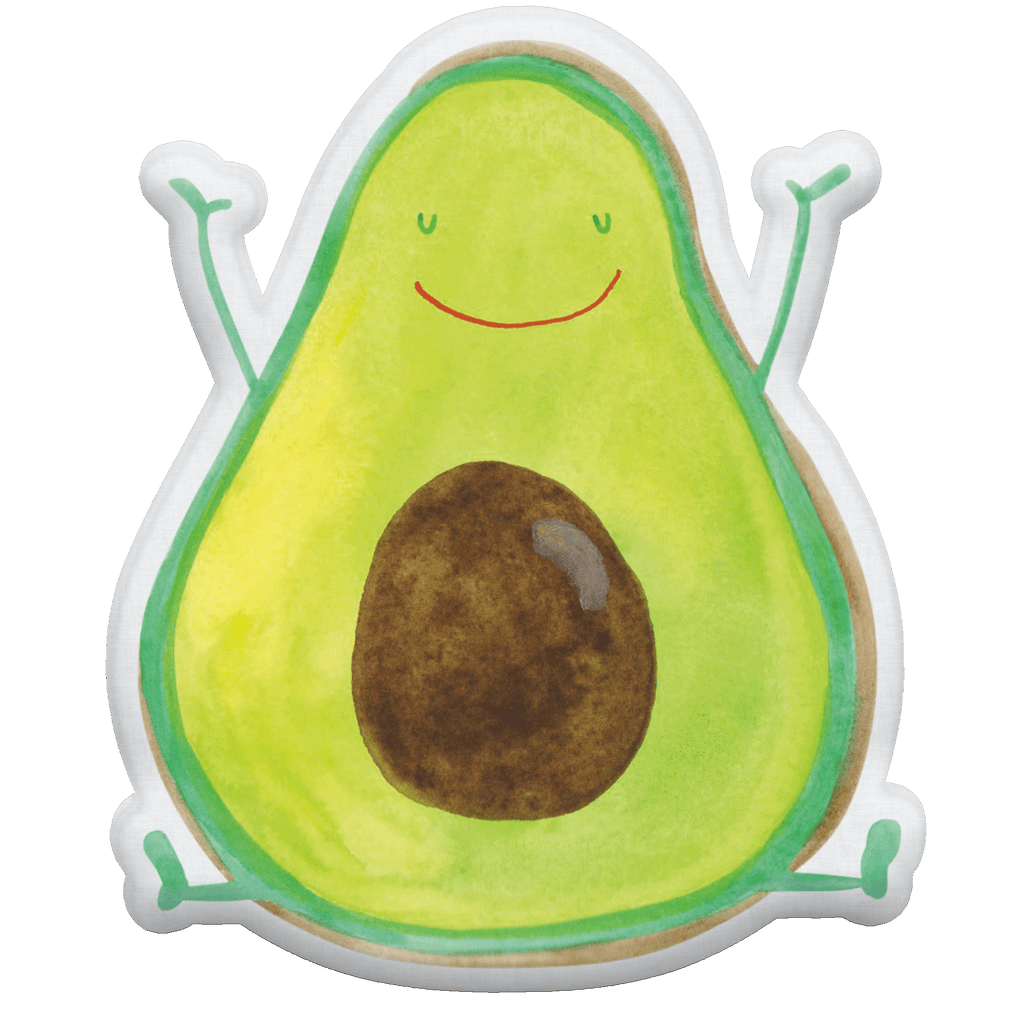 Tierkissen Avocado Glücklich Tierkissen, Kuscheltier, Plüschtier, Avocado, Veggie, Vegan, Gesund, Chaos