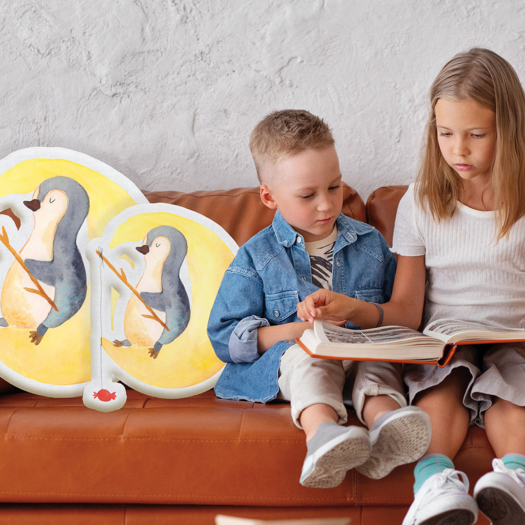 Personalisiertes Tierkissen Pinguin Mond Personalisiertes Tierkissen, Pinguin, Pinguine, Spruch, schlafen, Nachtruhe, Einschlafen, Schlafzimmer, Schlafstörungen, Gästezimmer