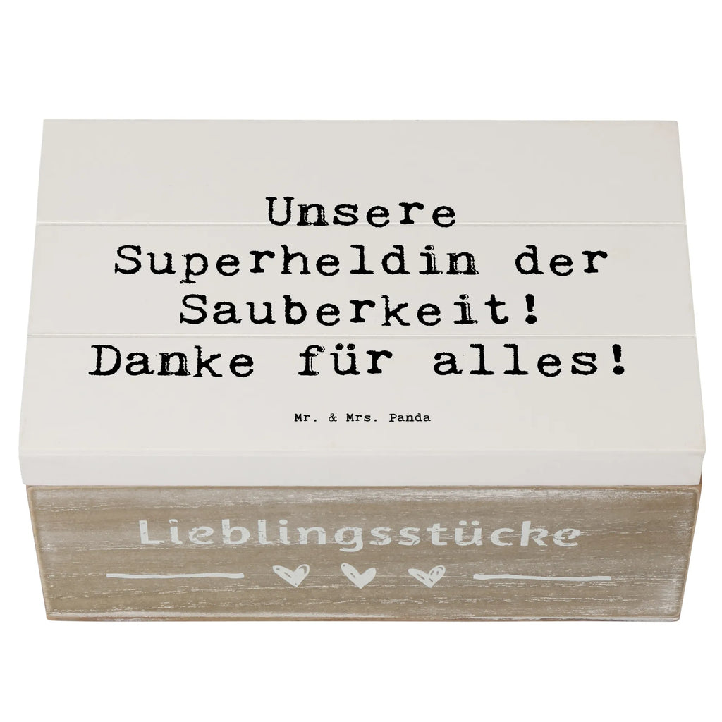 Holzkiste Spruch Putzfrau Superheldin Holzkiste, Kiste, Schatzkiste, Truhe, Schatulle, XXL, Erinnerungsbox, Erinnerungskiste, Dekokiste, Aufbewahrungsbox, Geschenkbox, Geschenkdose