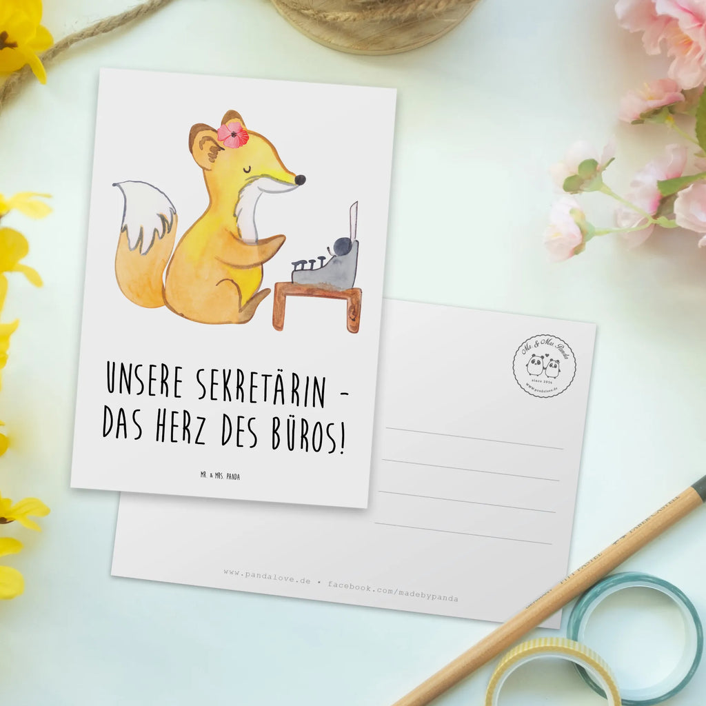 Postkarte Sekretärin Herz Postkarte, Karte, Geschenkkarte, Grußkarte, Einladung, Ansichtskarte, Geburtstagskarte, Einladungskarte, Dankeskarte, Ansichtskarten, Einladung Geburtstag, Einladungskarten Geburtstag