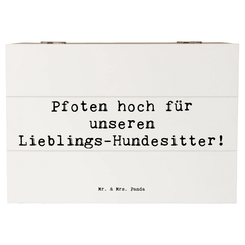 Holzkiste Pfoten hoch für unseren Lieblings-Hundesitter! Holzkiste, Kiste, Schatzkiste, Truhe, Schatulle, XXL, Erinnerungsbox, Erinnerungskiste, Dekokiste, Aufbewahrungsbox, Geschenkbox, Geschenkdose