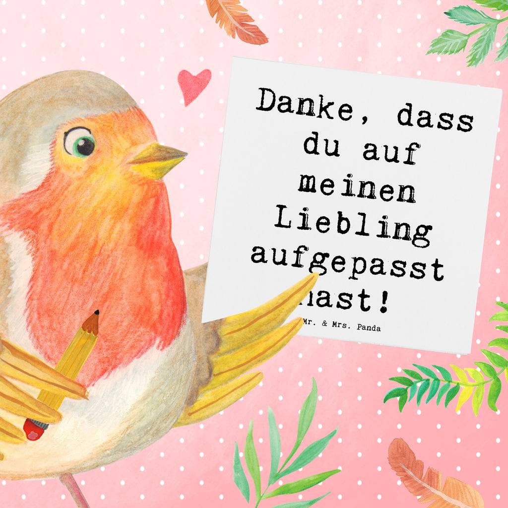 Deluxe Karte Spruch Dank an Hundesitter Karte, Grußkarte, Klappkarte, Einladungskarte, Glückwunschkarte, Hochzeitskarte, Geburtstagskarte, Hochwertige Grußkarte, Hochwertige Klappkarte