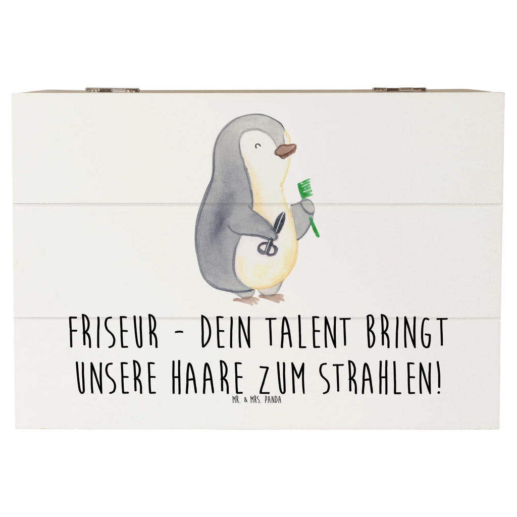 Holzkiste Friseur Talent Holzkiste, Kiste, Schatzkiste, Truhe, Schatulle, XXL, Erinnerungsbox, Erinnerungskiste, Dekokiste, Aufbewahrungsbox, Geschenkbox, Geschenkdose