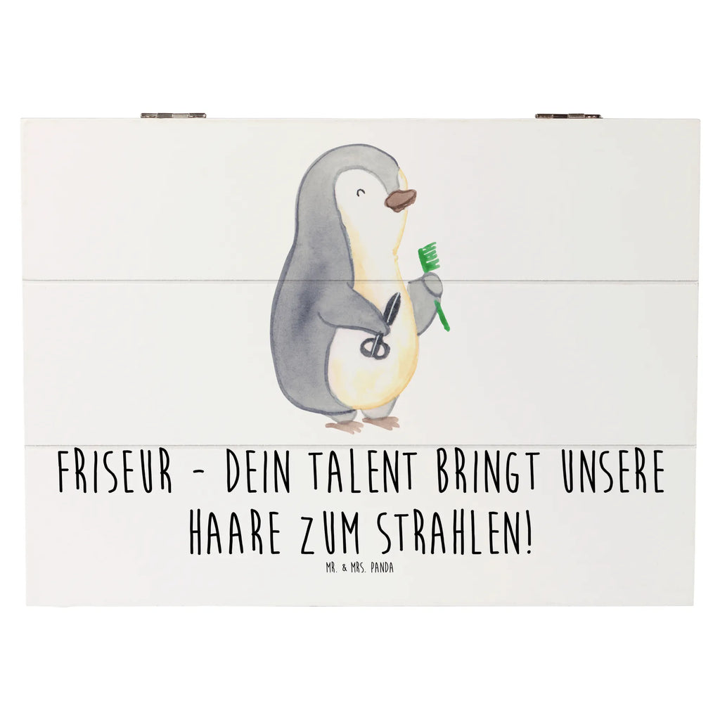 Holzkiste Friseur Talent Holzkiste, Kiste, Schatzkiste, Truhe, Schatulle, XXL, Erinnerungsbox, Erinnerungskiste, Dekokiste, Aufbewahrungsbox, Geschenkbox, Geschenkdose