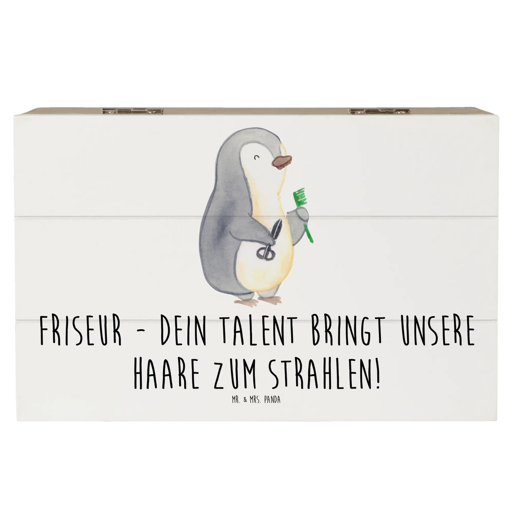 Holzkiste Friseur Talent Holzkiste, Kiste, Schatzkiste, Truhe, Schatulle, XXL, Erinnerungsbox, Erinnerungskiste, Dekokiste, Aufbewahrungsbox, Geschenkbox, Geschenkdose