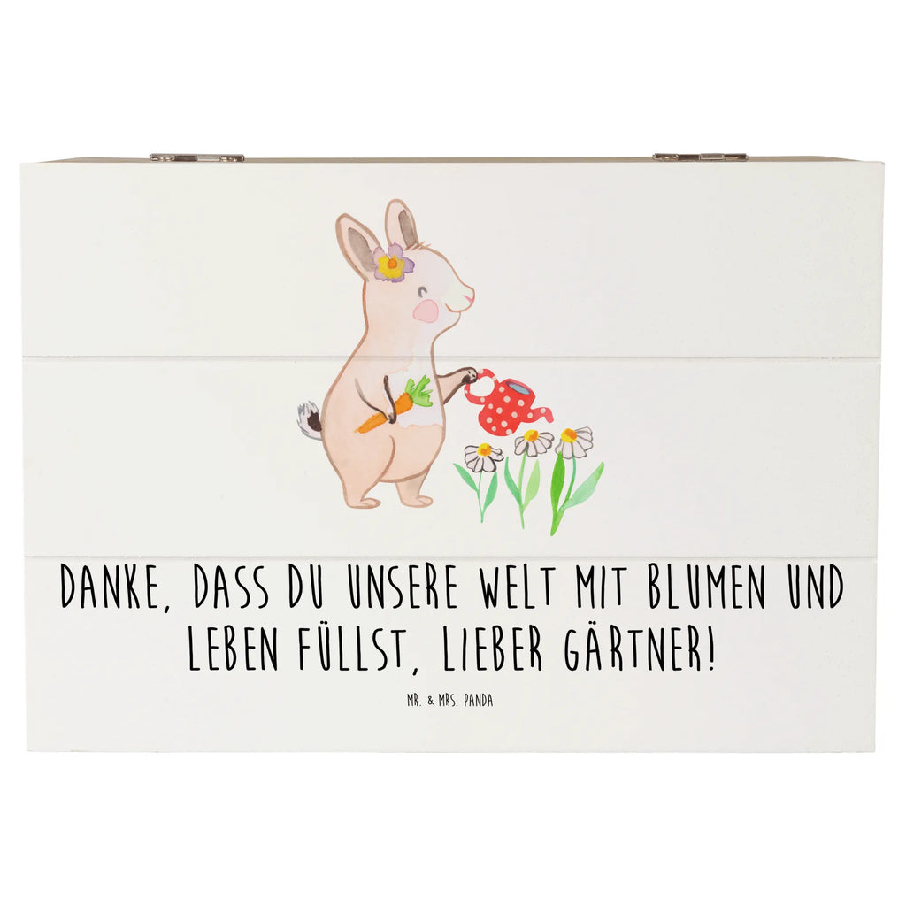 Holzkiste Gärtner Dankeschön Holzkiste, Kiste, Schatzkiste, Truhe, Schatulle, XXL, Erinnerungsbox, Erinnerungskiste, Dekokiste, Aufbewahrungsbox, Geschenkbox, Geschenkdose