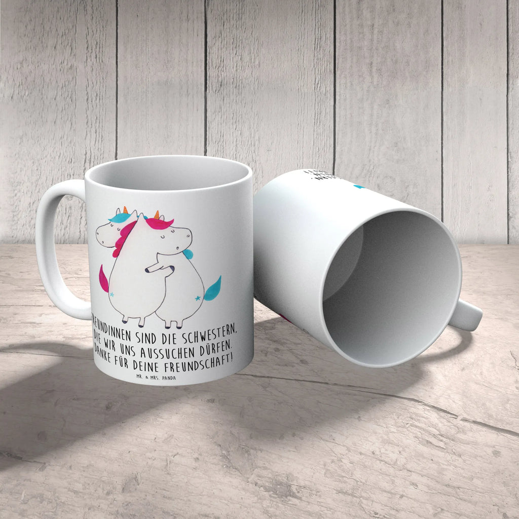 Tasse Freundinnen Schwestern Tasse, Kaffeetasse, Teetasse, Becher, Kaffeebecher, Teebecher, Keramiktasse, Porzellantasse, Büro Tasse, Geschenk Tasse, Tasse Sprüche, Tasse Motive, Kaffeetassen, Tasse bedrucken, Designer Tasse, Cappuccino Tassen, Schöne Teetassen