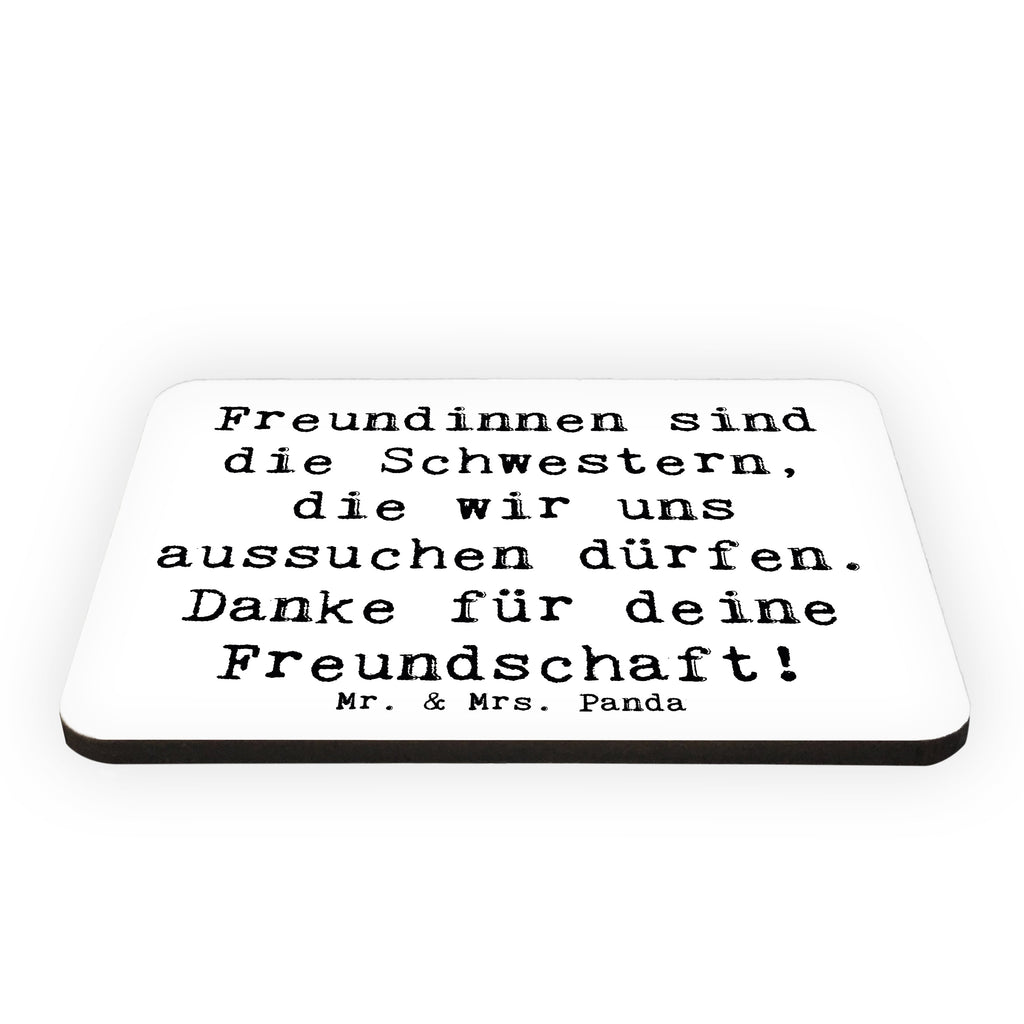 Magnet Freundinnen sind die Schwestern, die wir uns aussuchen dürfen. Danke für deine Freundschaft! Kühlschrankmagnet, Pinnwandmagnet, Souvenir Magnet, Motivmagnete, Dekomagnet, Whiteboard Magnet, Notiz Magnet, Kühlschrank Dekoration