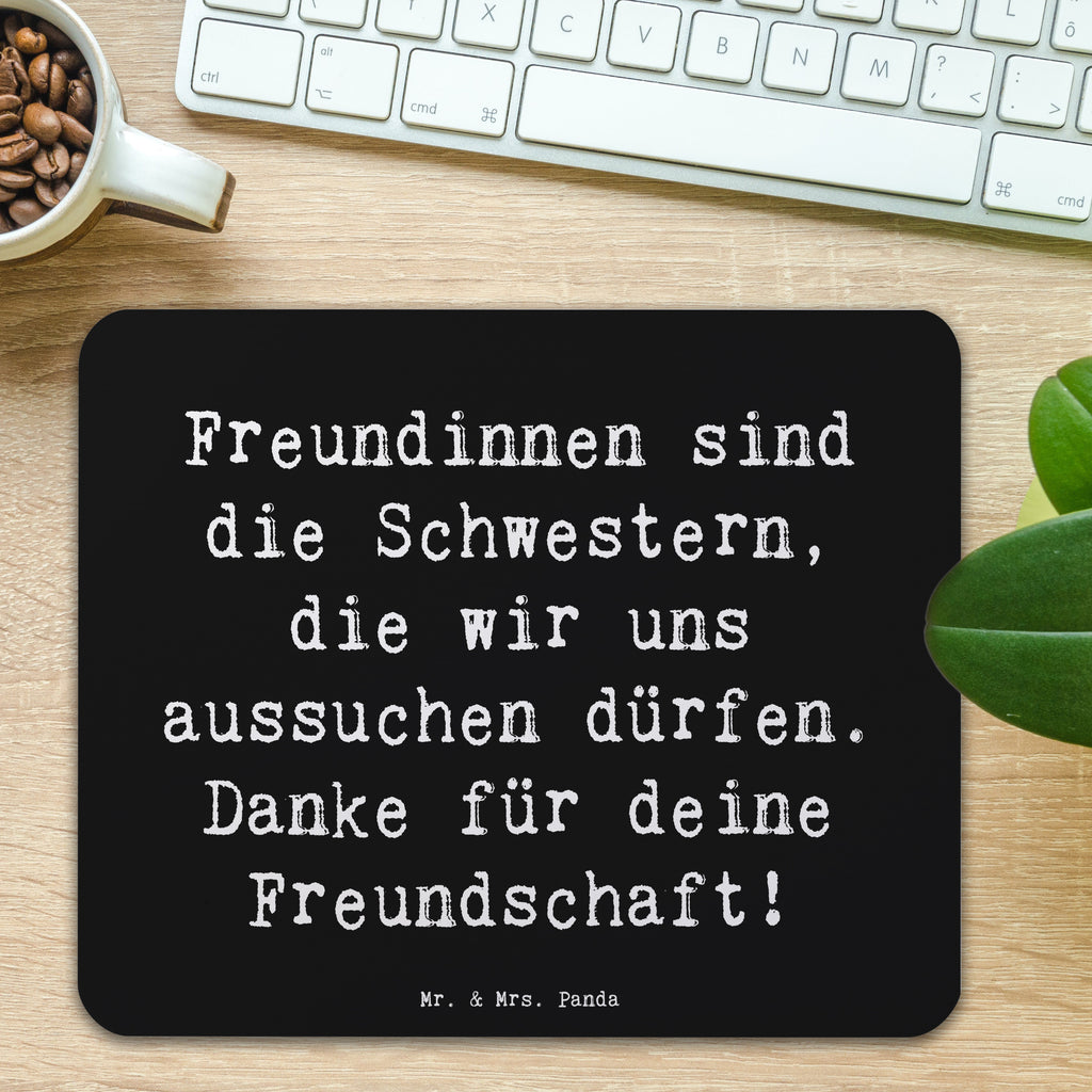 Mauspad Spruch Freundinnen Schwestern Mousepad, Computer zubehör, Büroausstattung, PC Zubehör, Arbeitszimmer, Mauspad, Einzigartiges Mauspad, Designer Mauspad, Mausunterlage, Mauspad Büro