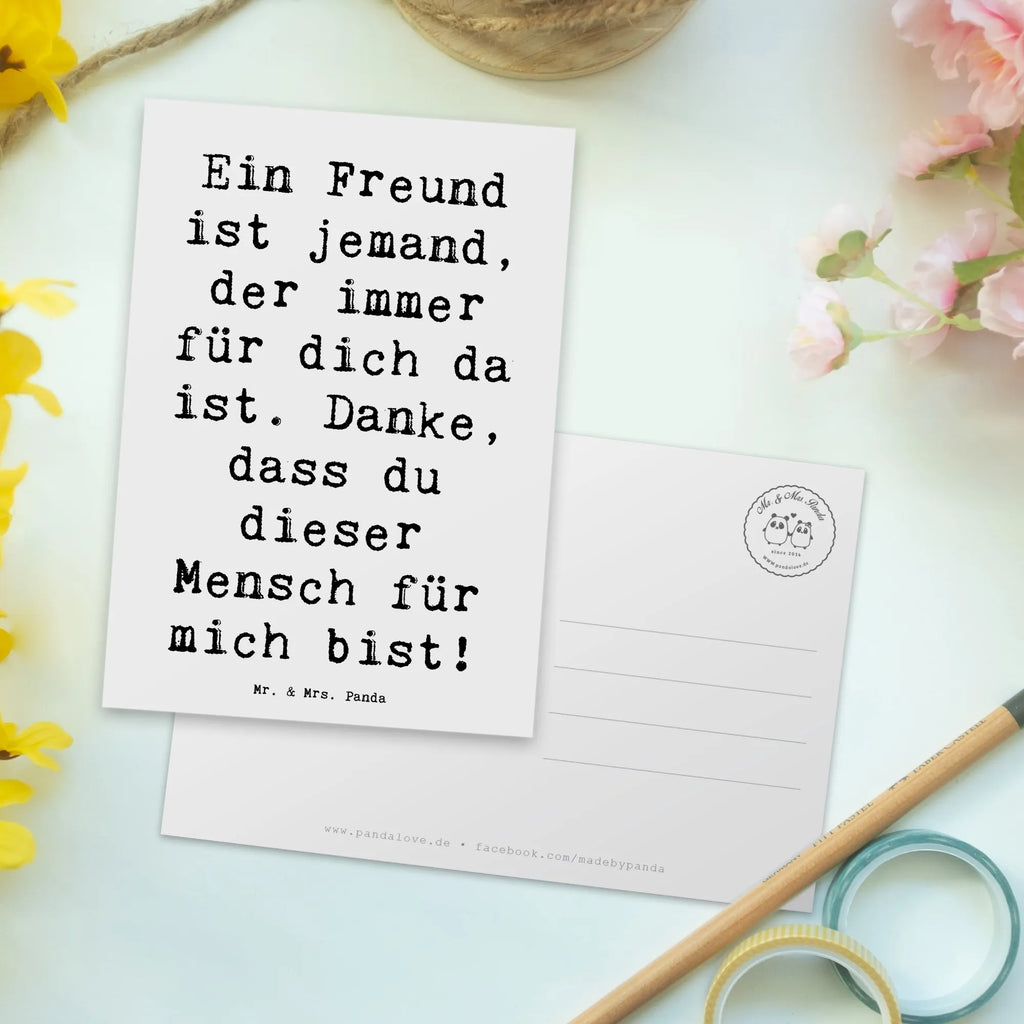 Postkarte Spruch Freund fürs Leben Postkarte, Karte, Geschenkkarte, Grußkarte, Einladung, Ansichtskarte, Geburtstagskarte, Einladungskarte, Dankeskarte, Ansichtskarten, Einladung Geburtstag, Einladungskarten Geburtstag