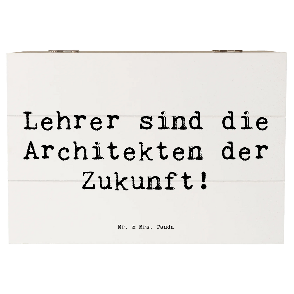 Holzkiste Lehrer sind die Architekten der Zukunft! Holzkiste, Kiste, Schatzkiste, Truhe, Schatulle, XXL, Erinnerungsbox, Erinnerungskiste, Dekokiste, Aufbewahrungsbox, Geschenkbox, Geschenkdose